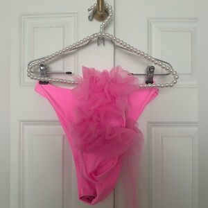 SHEIN hot pink two piece - size large - never worn